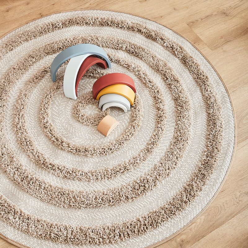 Le tapis circulaire jute naturel 120 cm de diamètre