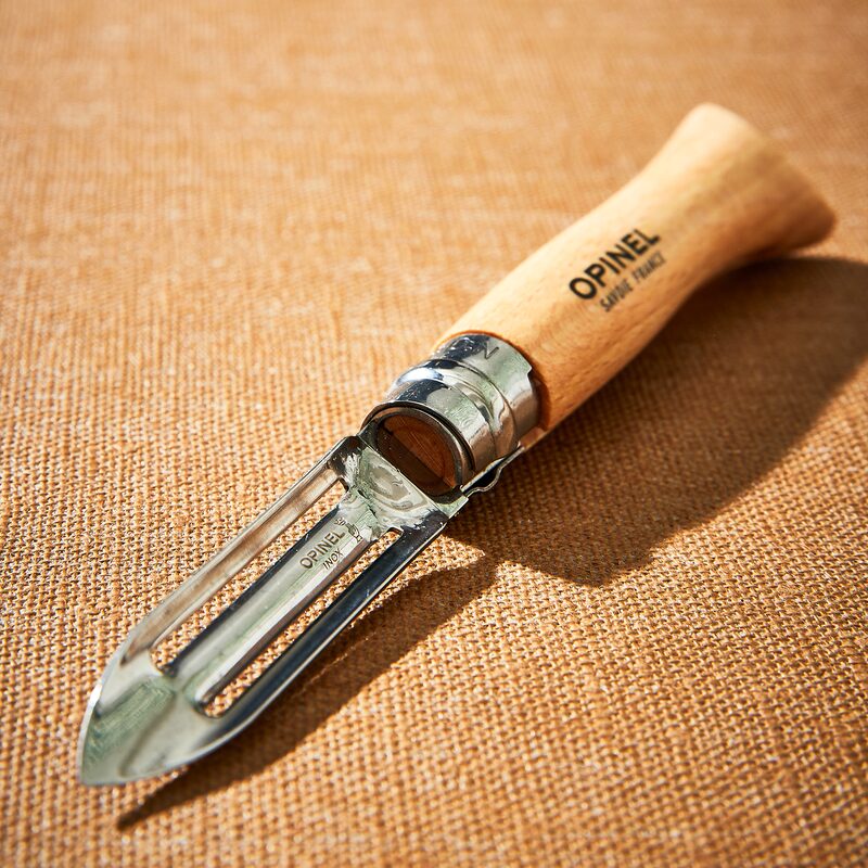 Couteau Opinel éplucheur de poche pliant numéro 6 lame inox